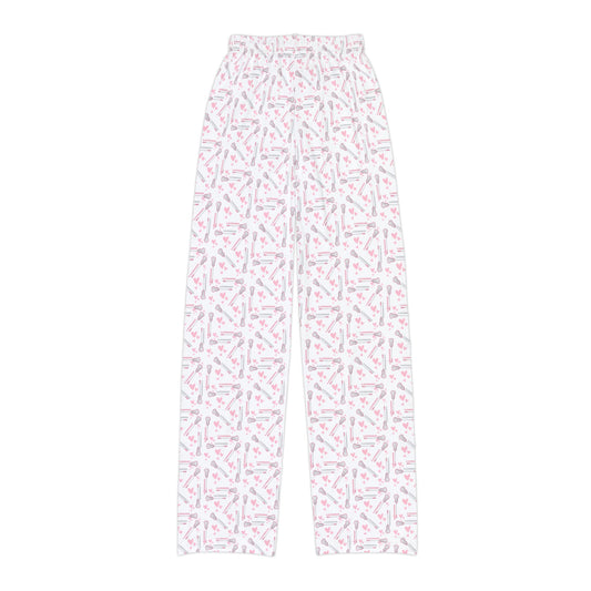 Youth Girls Lacrosse Lounge Pants / Pajama Bottoms