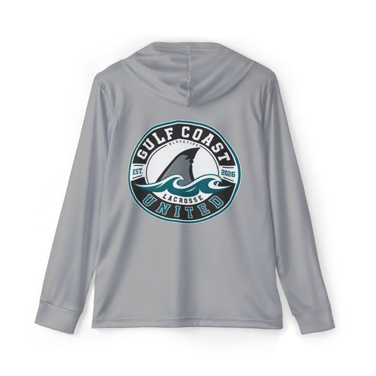 Gulf Coast United Light Gray UPF Long Sleeved Hoodie