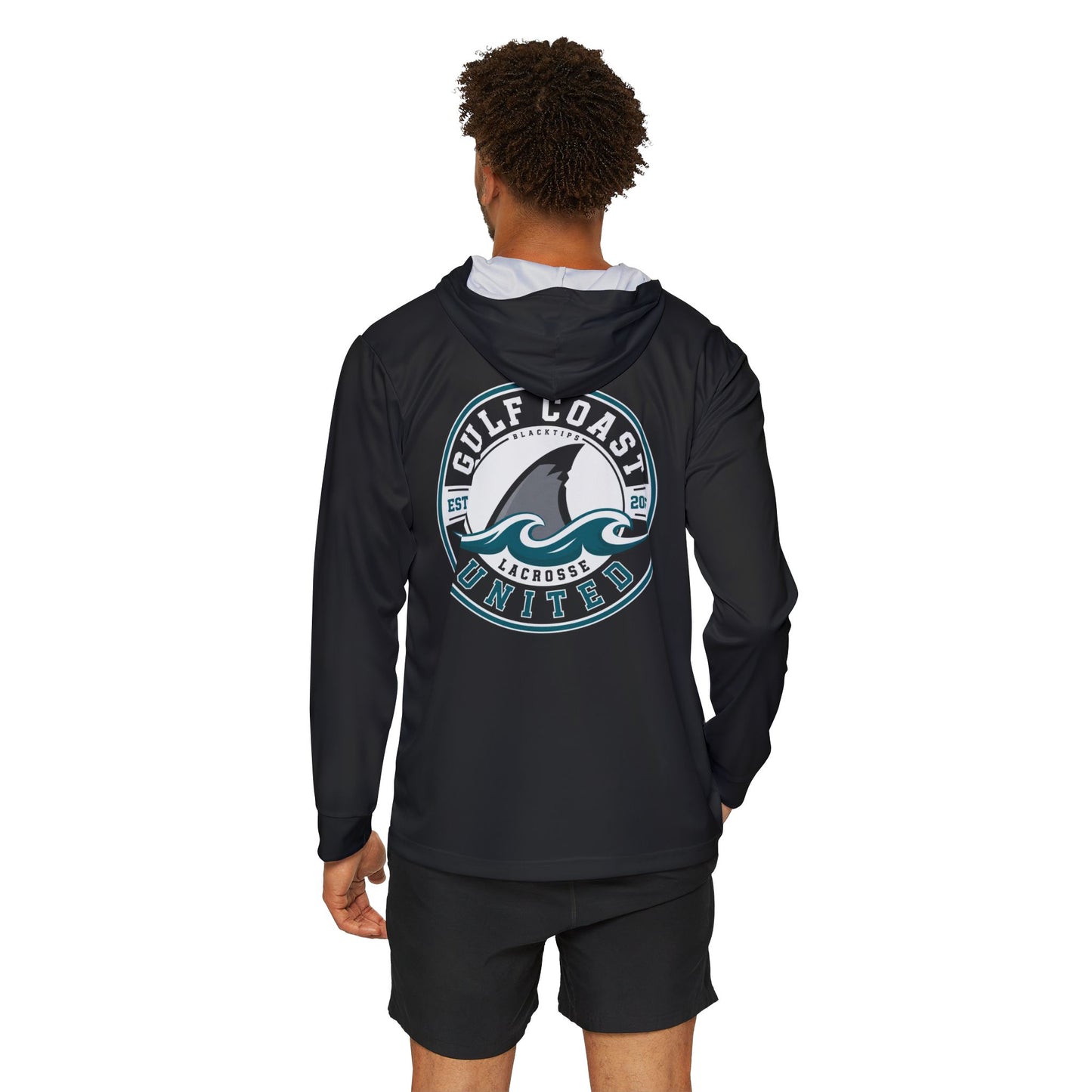 Gulf Coast United Black UPF Long Sleeved Hoodie