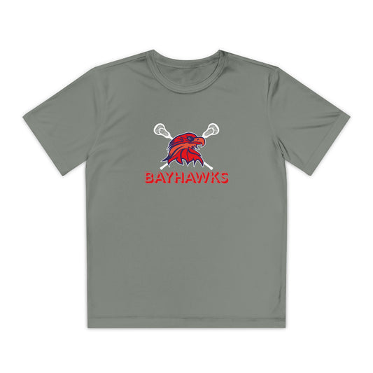 Bayhawks Youth Dry Competitor Tee