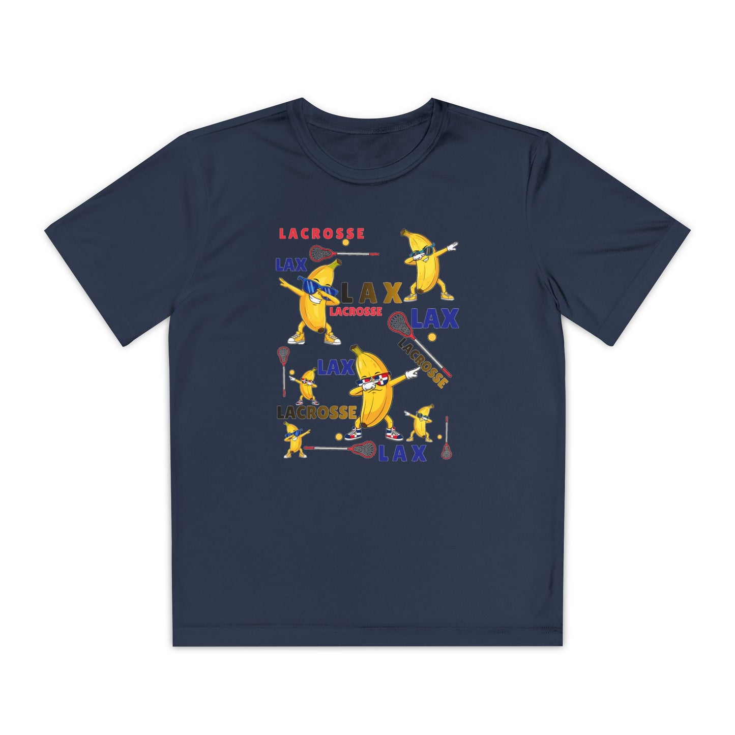 "Go Bananas" Lacrosse Competitor Graphic Tee