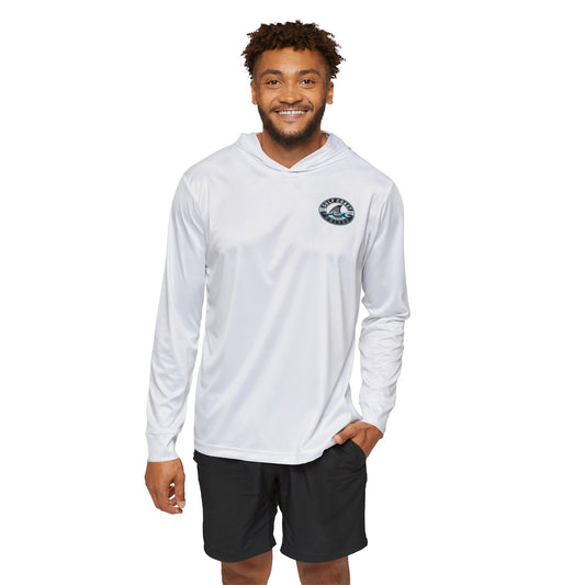 Gulf Coast United White UPF Long Sleeved Hoodie