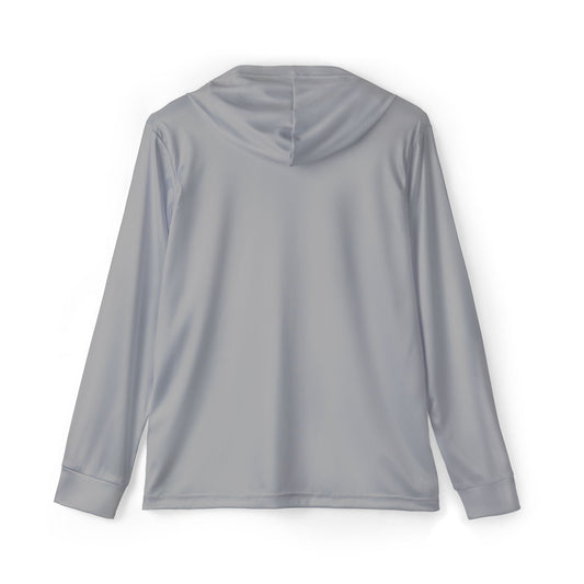 Gulf Coast United Blacktips Light Gray UPF Long Sleeved Hoodie