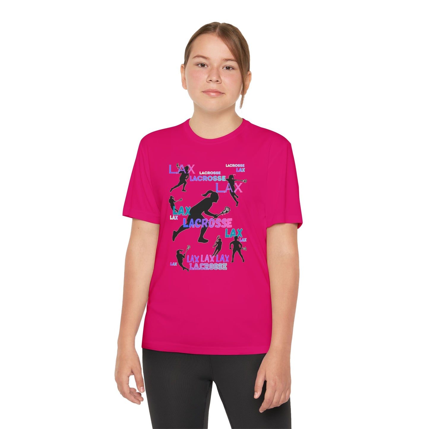Youth Girls "Lacrosse" Competitor Graphic Tee