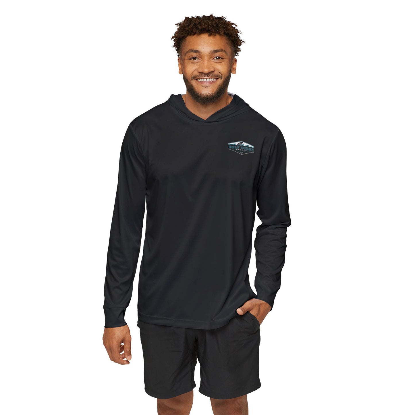 Gulf Coast United Lacrosse Black UPF Long Sleeved Hoodie