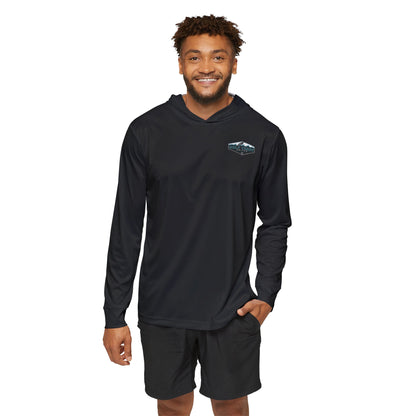 Gulf Coast United Lacrosse Black UPF Long Sleeved Hoodie