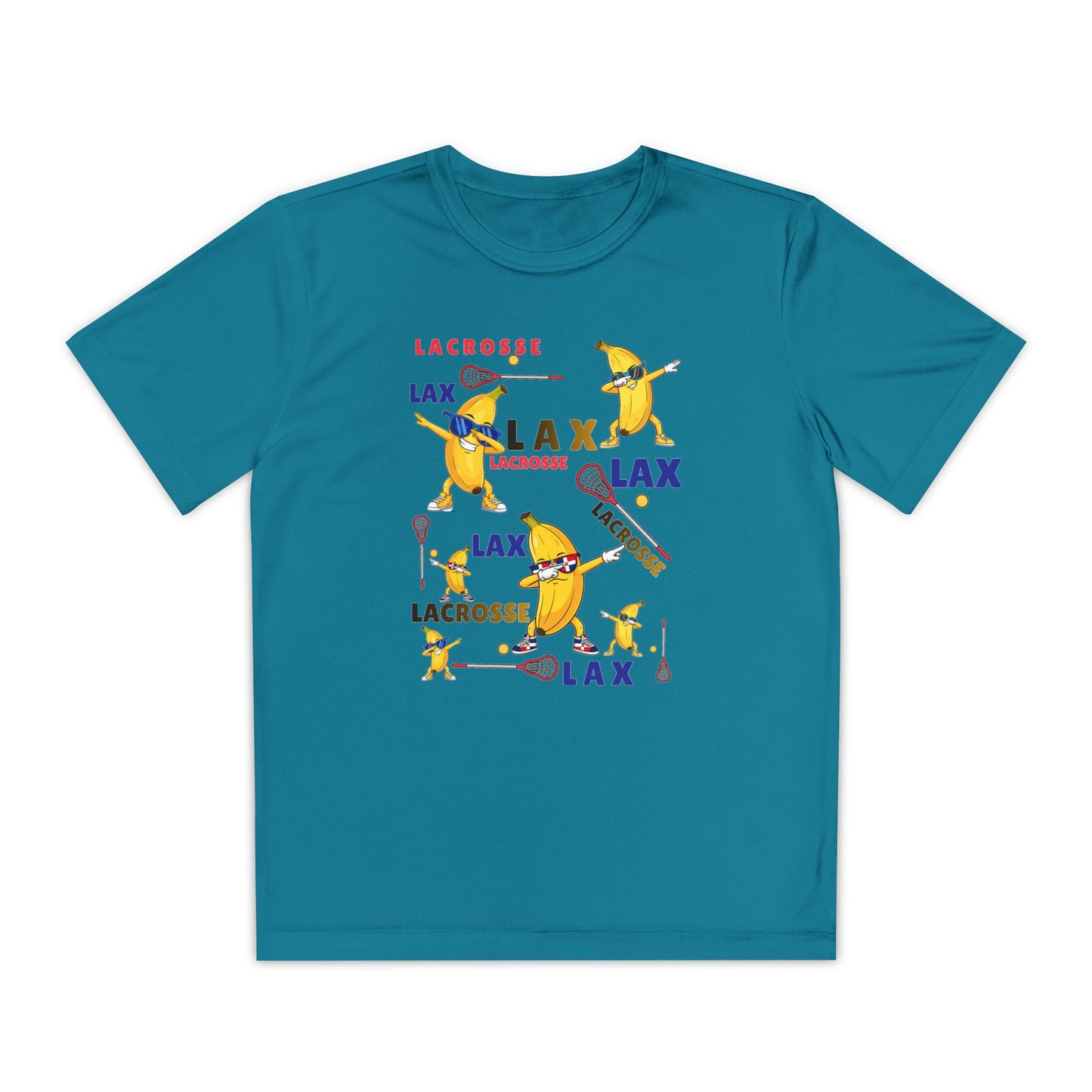 "Go Bananas" Lacrosse Competitor Graphic Tee