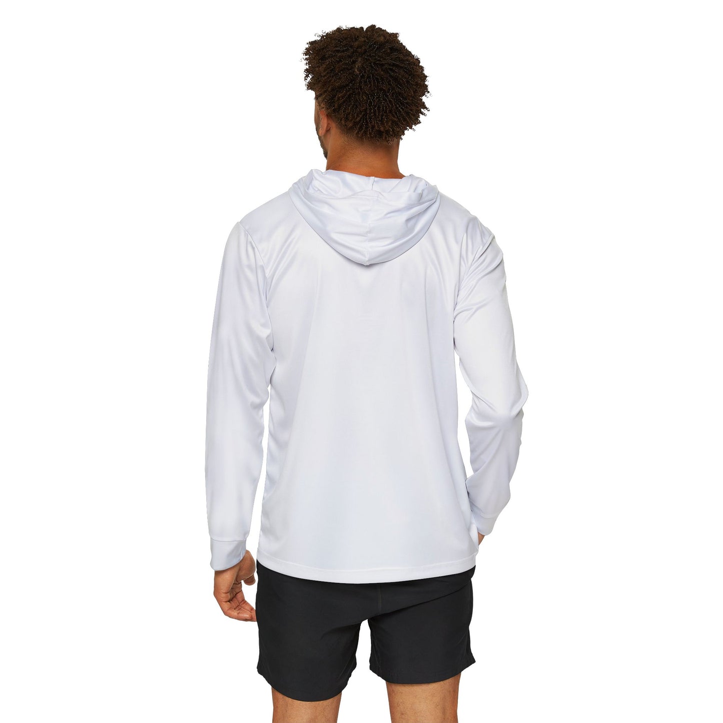 Gulf Coast United Blacktips White UPF Long Sleeved Hoodie