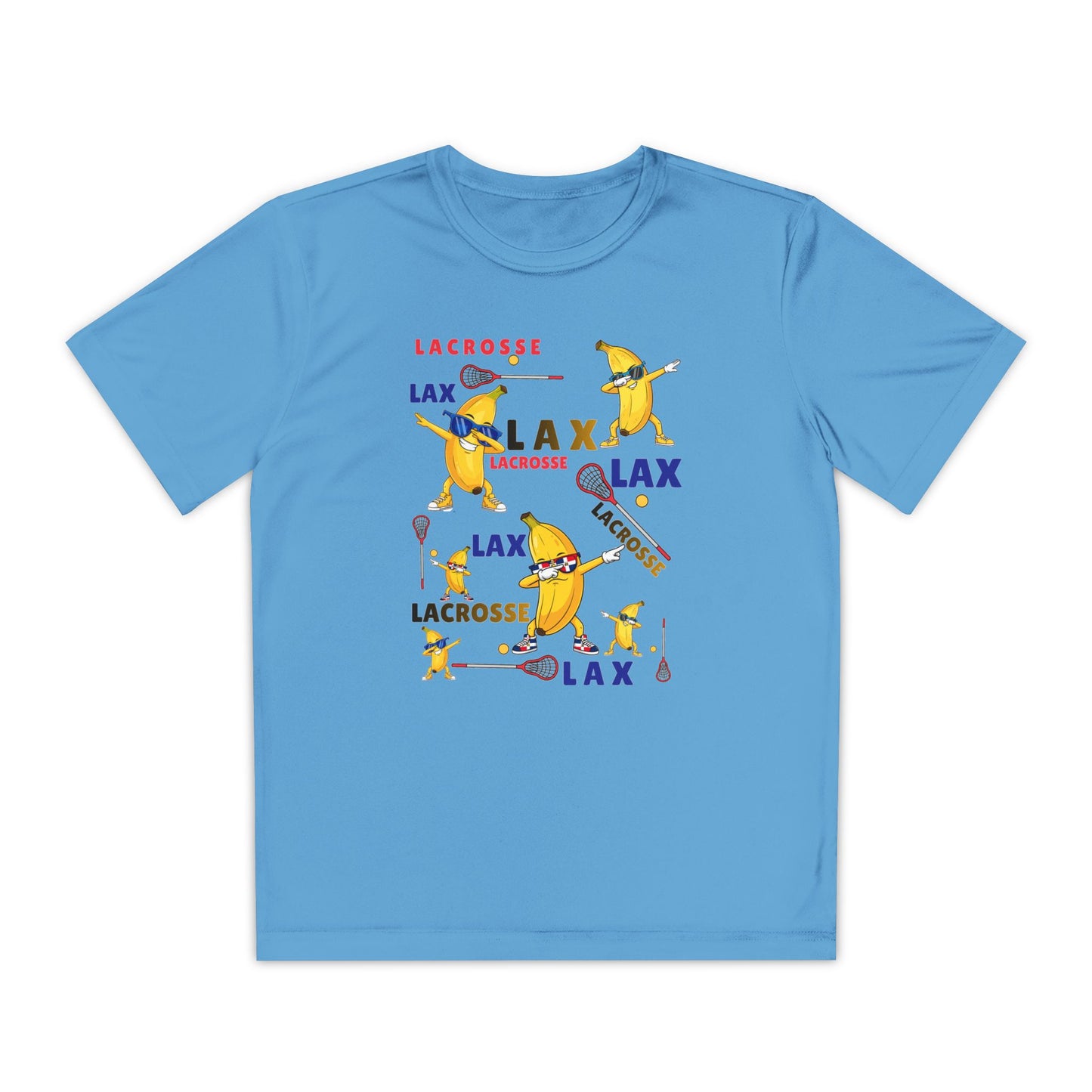 "Go Bananas" Lacrosse Competitor Graphic Tee