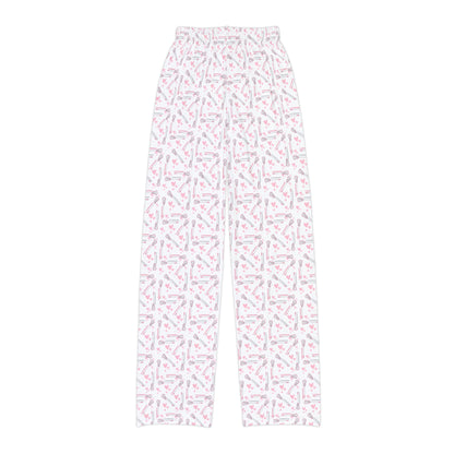 Youth Girls Lacrosse Lounge Pants / Pajama Bottoms