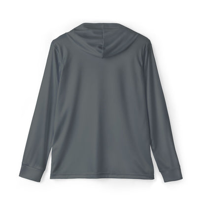 Gulf Coast United Emblem Dark Gray UPF Long Sleeved Hoodie