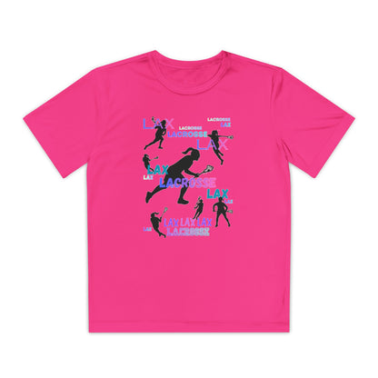 Youth Girls "Lacrosse" Competitor Graphic Tee