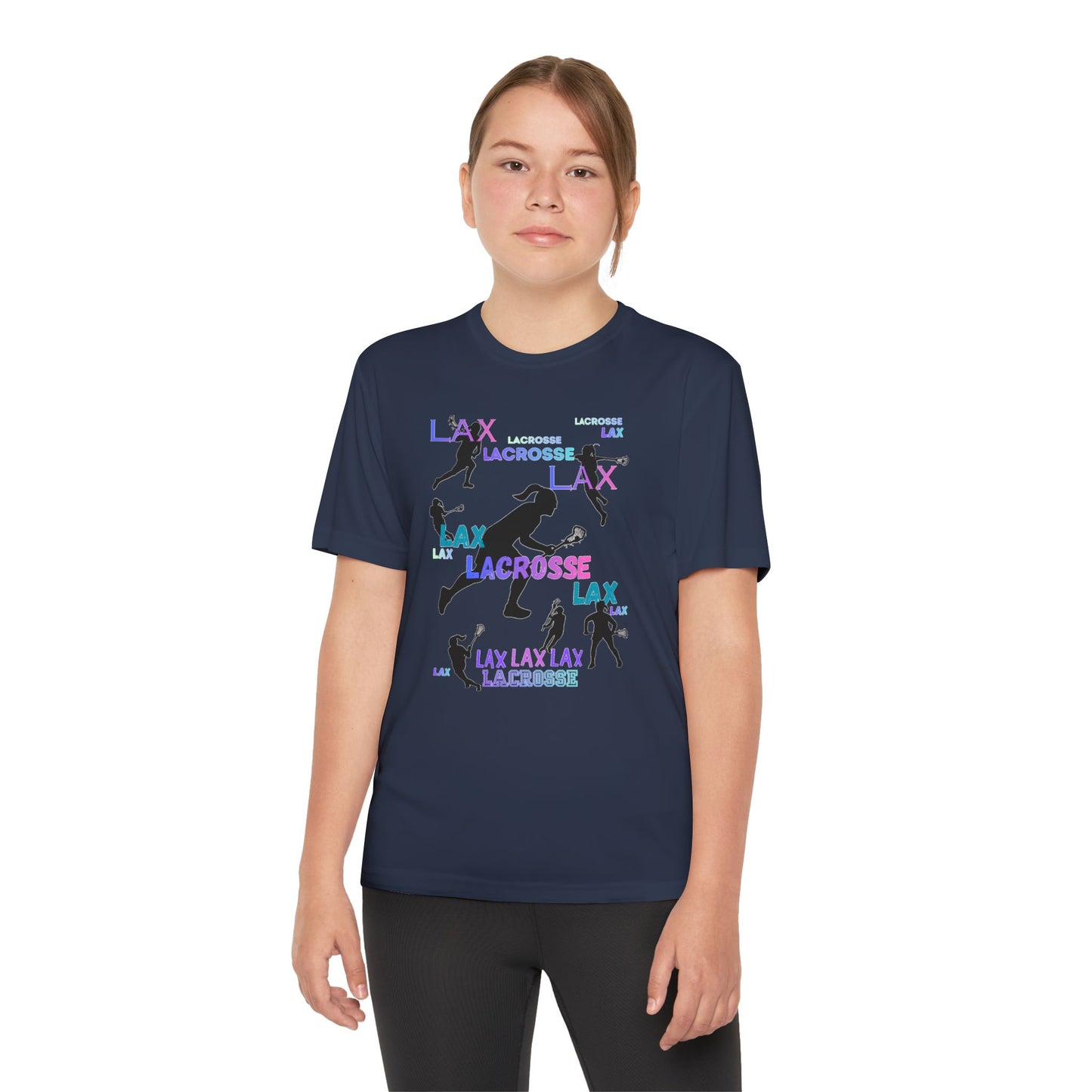 Youth Girls "Lacrosse" Competitor Graphic Tee