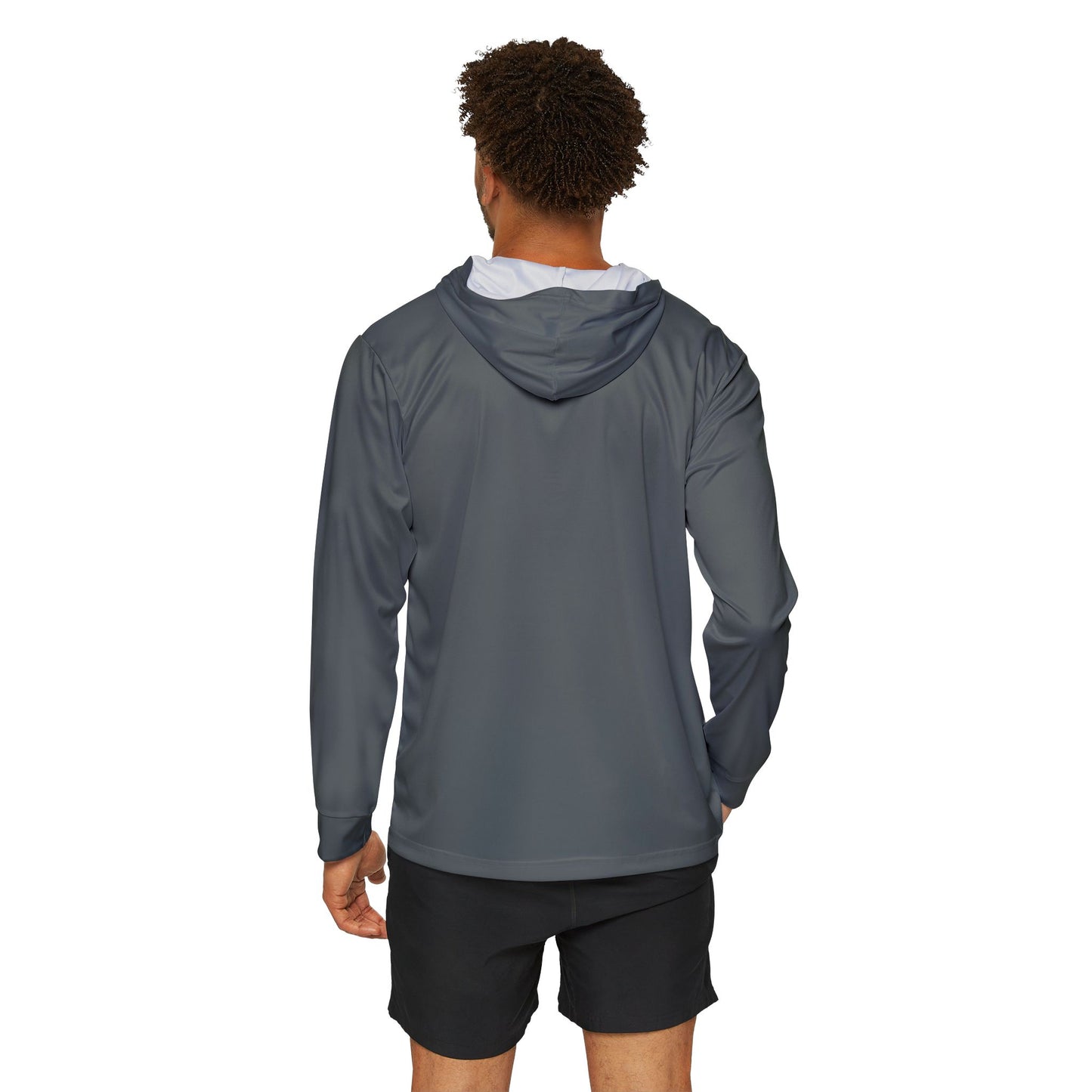 Gulf Coast United Emblem Dark Gray UPF Long Sleeved Hoodie