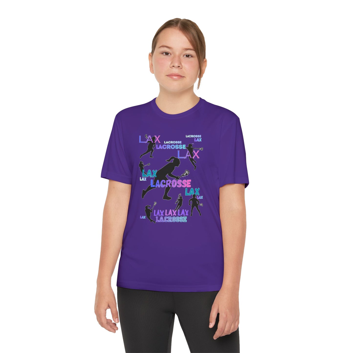 Youth Girls "Lacrosse" Competitor Graphic Tee