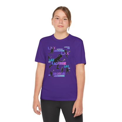 Youth Girls "Lacrosse" Competitor Graphic Tee