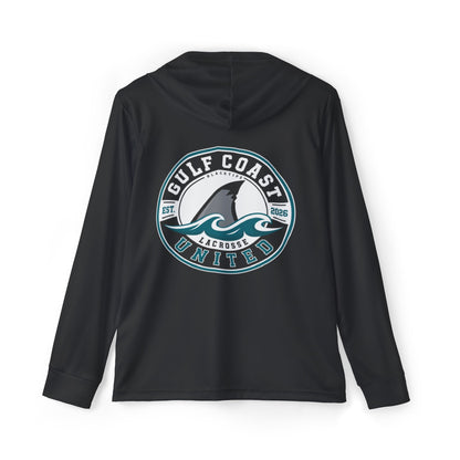 Gulf Coast United Black UPF Long Sleeved Hoodie