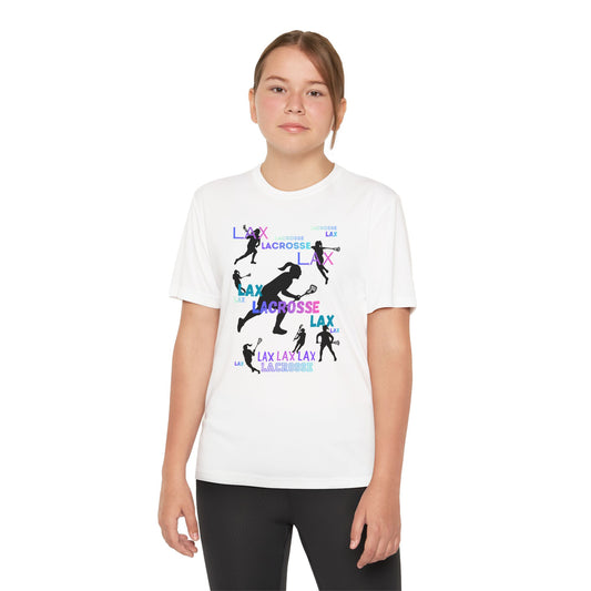 Youth Girls "Lacrosse" Competitor Graphic Tee