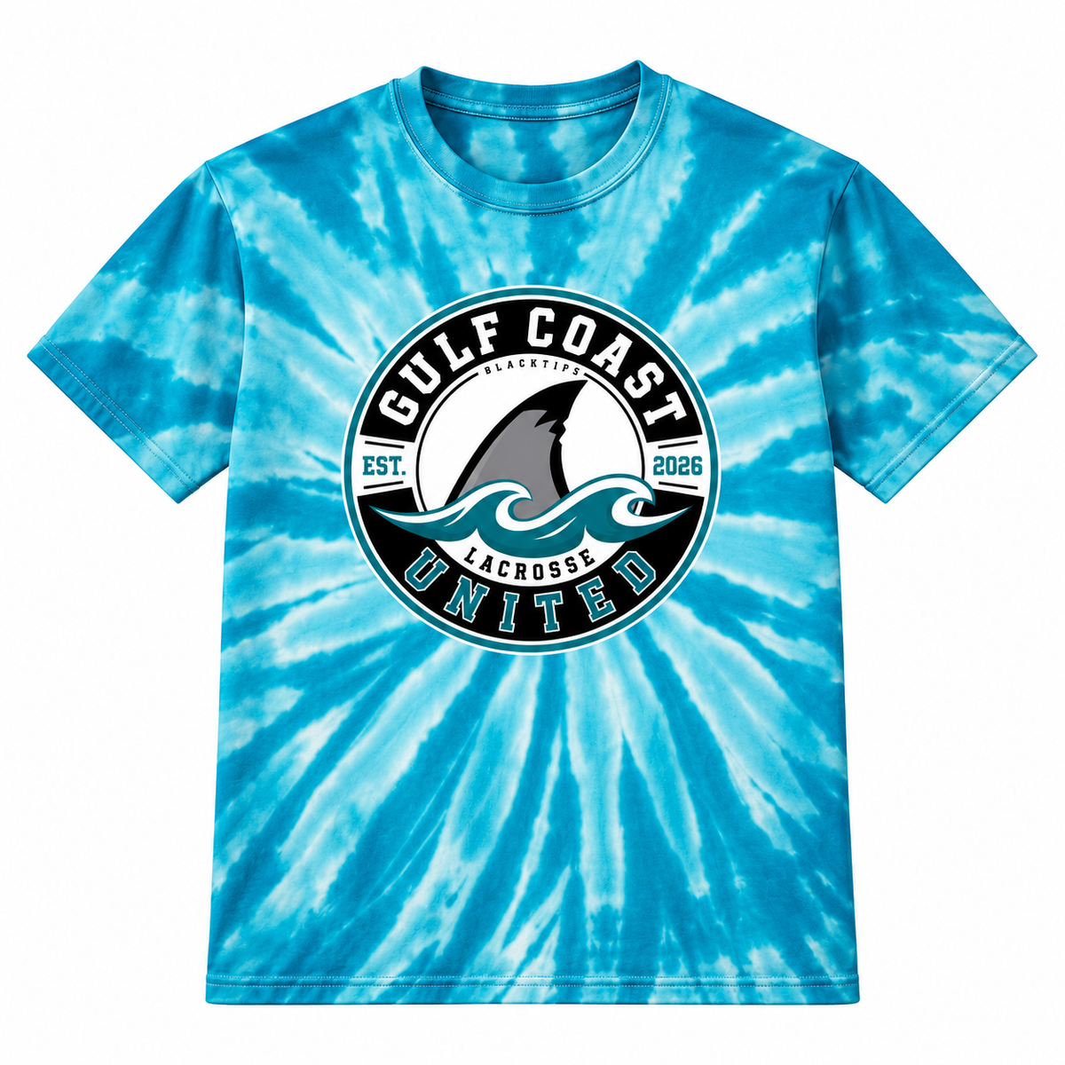 Gulf Coast United Youth Tie-Dye Lacrosse Tee