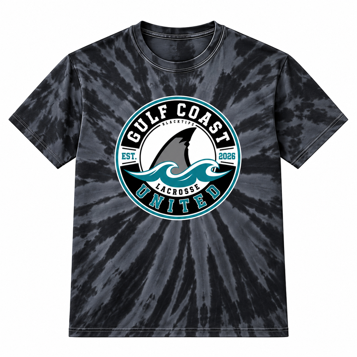 Gulf Coast United Youth Tie-Dye Lacrosse Tee