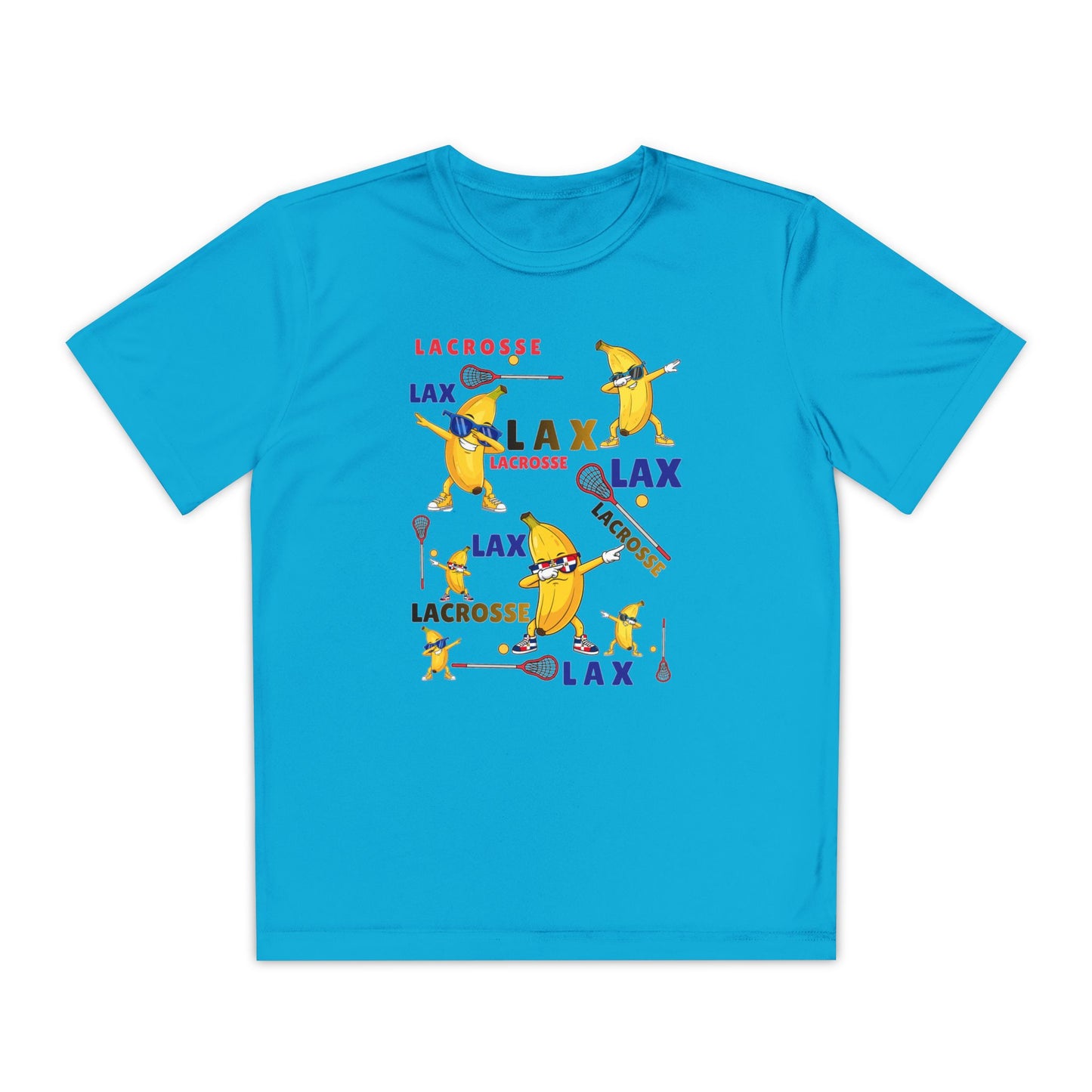 "Go Bananas" Lacrosse Competitor Graphic Tee