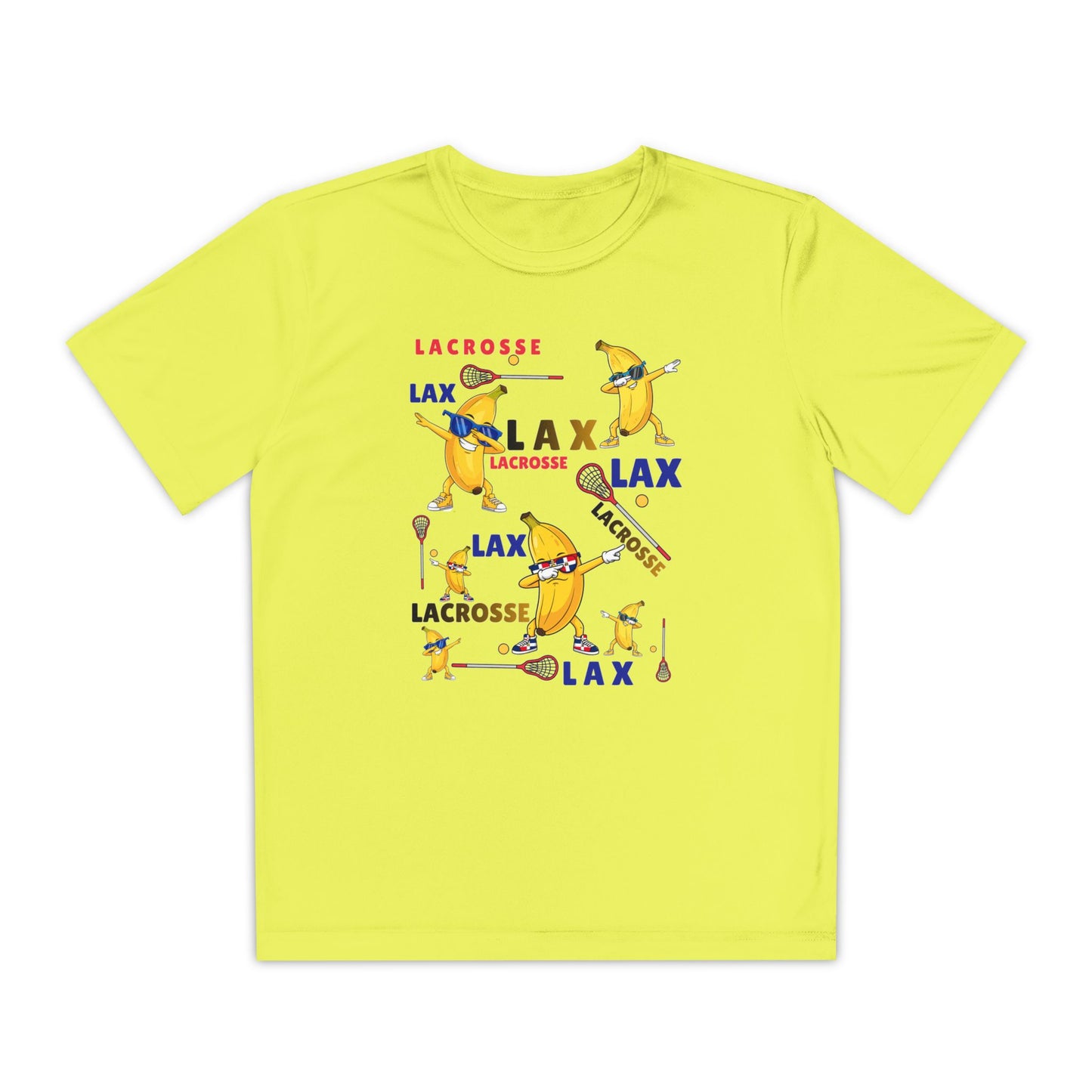 "Go Bananas" Lacrosse Competitor Graphic Tee