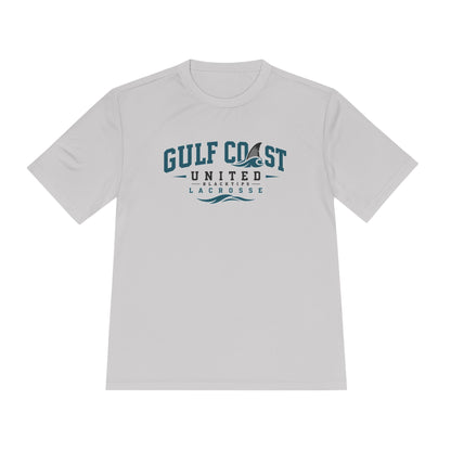 Gulf Coast United Lacrosse Blacktips-Adult Performance Tee
