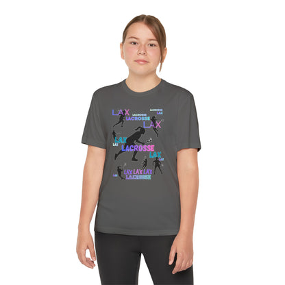 Youth Girls "Lacrosse" Competitor Graphic Tee