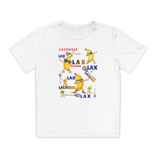 "Go Bananas" Lacrosse Competitor Graphic Tee