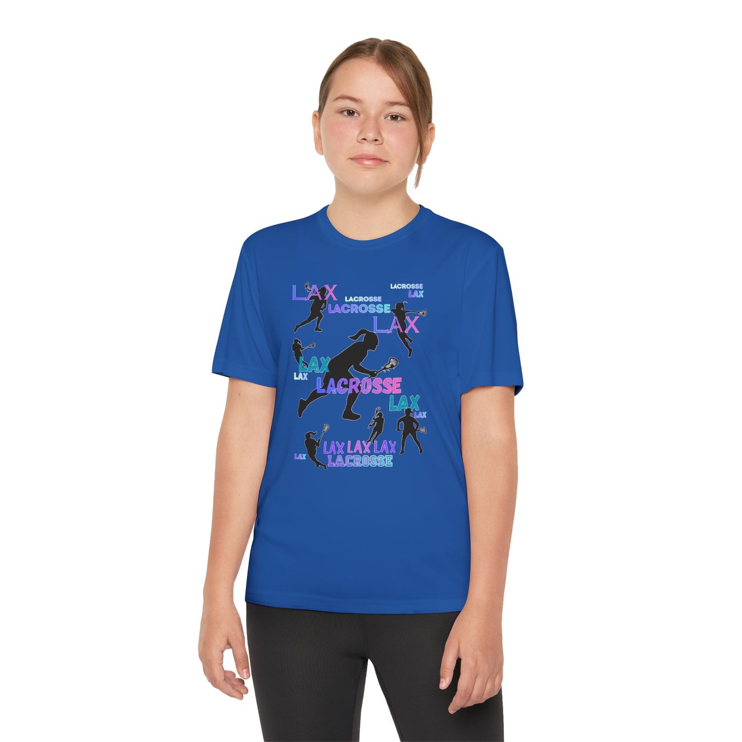 Youth Girls "Lacrosse" Competitor Graphic Tee