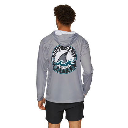 Gulf Coast United Light Gray UPF Long Sleeved Hoodie