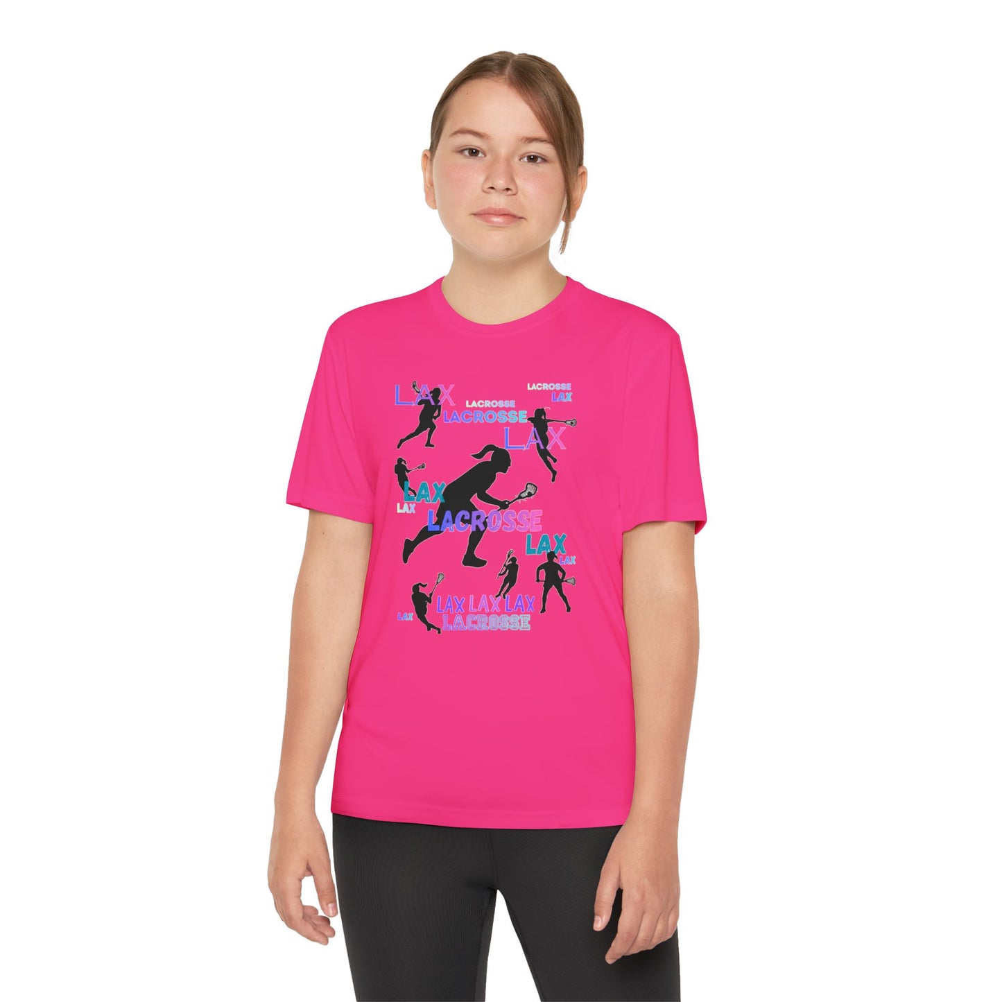 Youth Girls "Lacrosse" Competitor Graphic Tee
