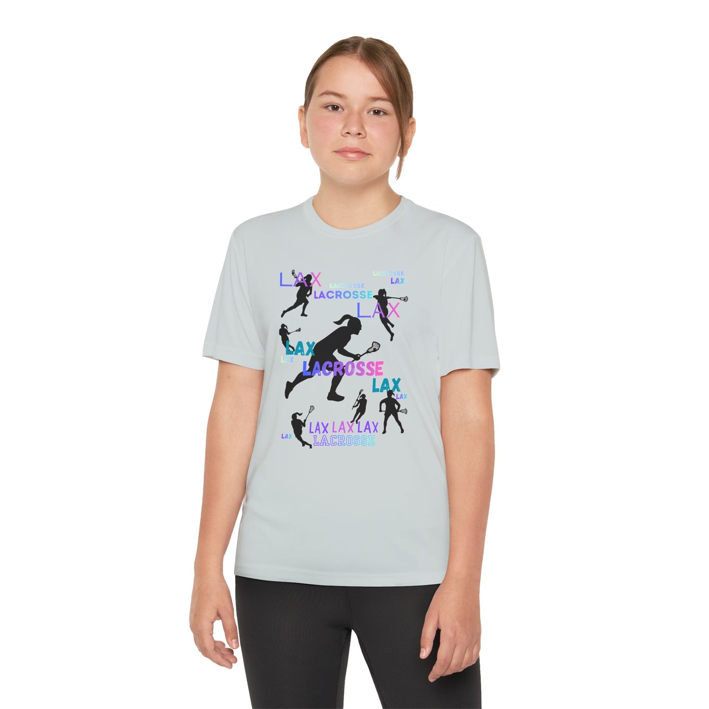 Youth Girls "Lacrosse" Competitor Graphic Tee