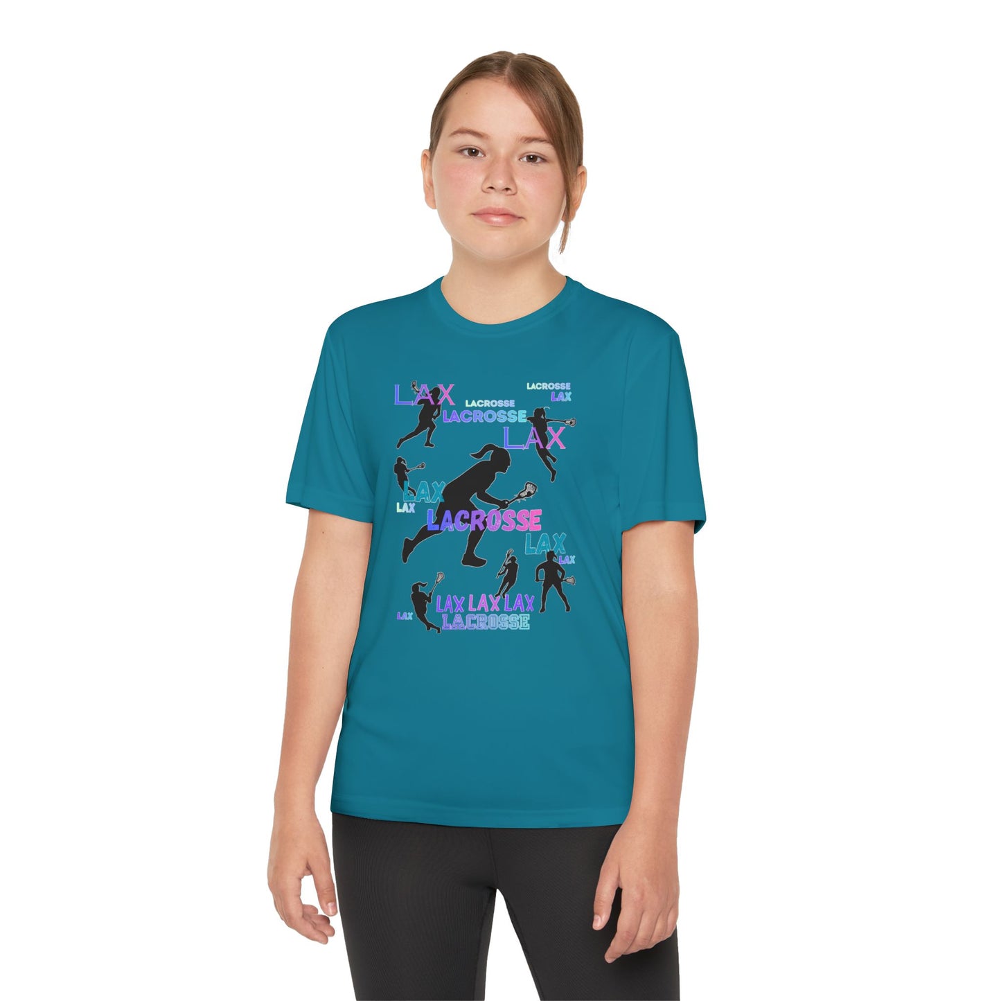 Youth Girls "Lacrosse" Competitor Graphic Tee