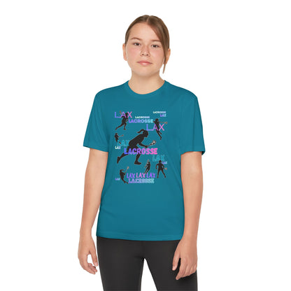 Youth Girls "Lacrosse" Competitor Graphic Tee