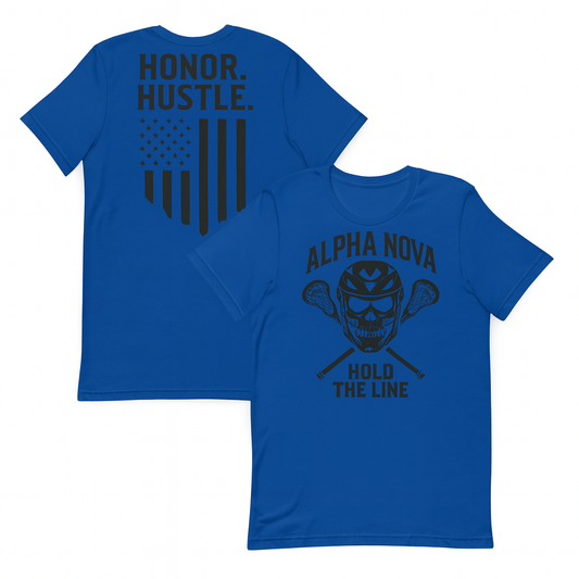 Boys Hold The Line Shirt – American Flag Athletic Tee by Alpha Nova Threads