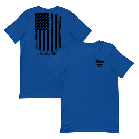 Boys Patriotic Lacrosse Shirt – Athletic Tee by Alpha Nova Threads