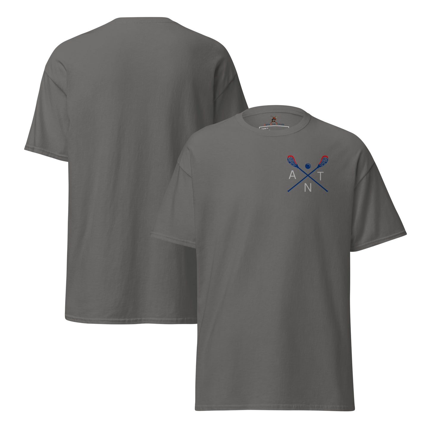 Men’s “A.N.T. Crest” Lacrosse Tee – Alpha Nova Threads
