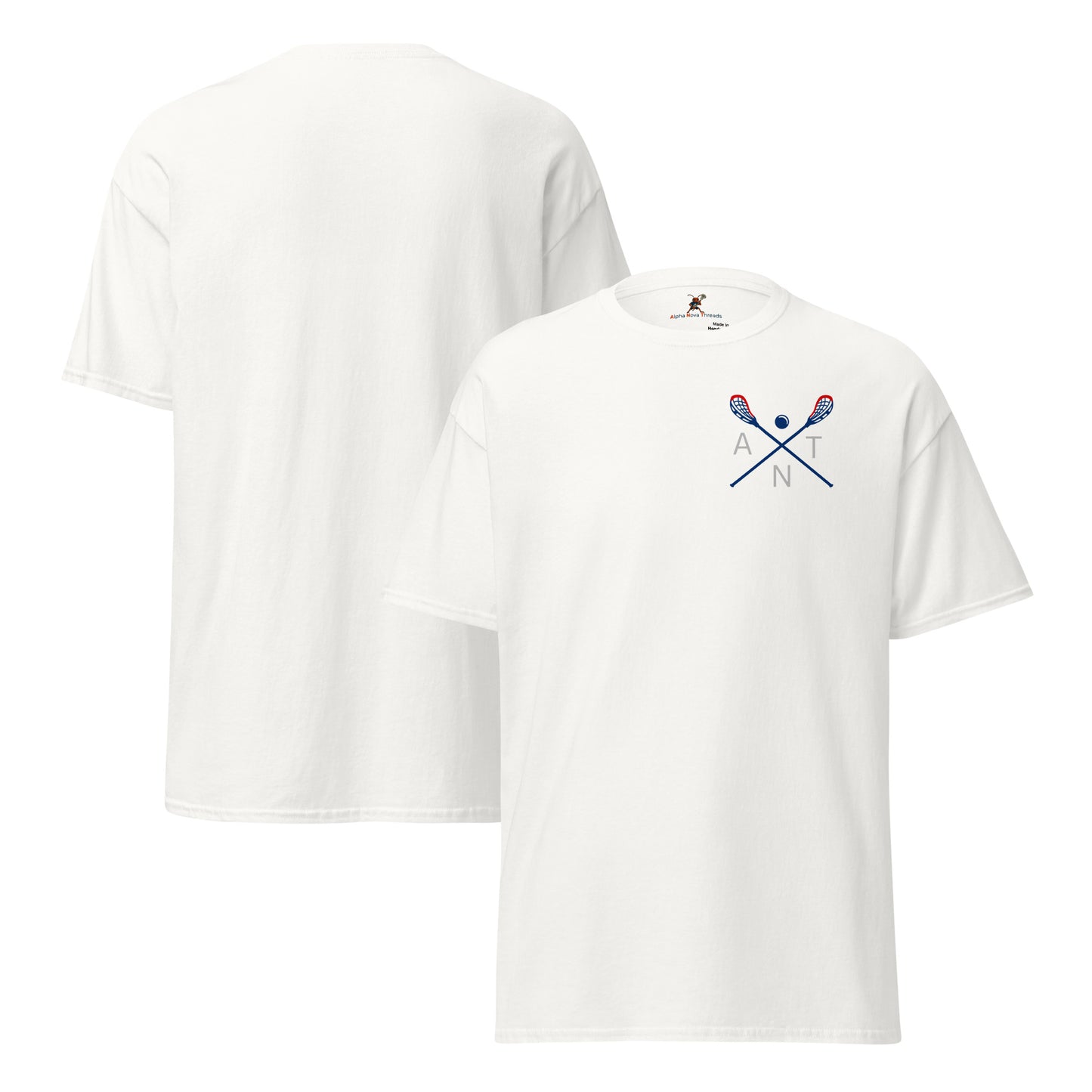 Men’s “A.N.T. Crest” Lacrosse Tee – Alpha Nova Threads