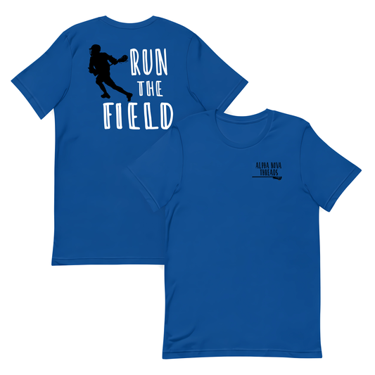 Boys Run The Field Shirt – Athletic Tee by Alpha Nova Threads